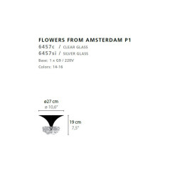 Потолочный светильник Ilfari Flowers from Amsterdam P3 10861 14