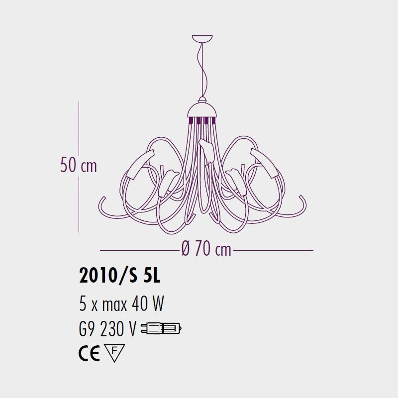 Люстра Bellart Chic 2010/S5L 19