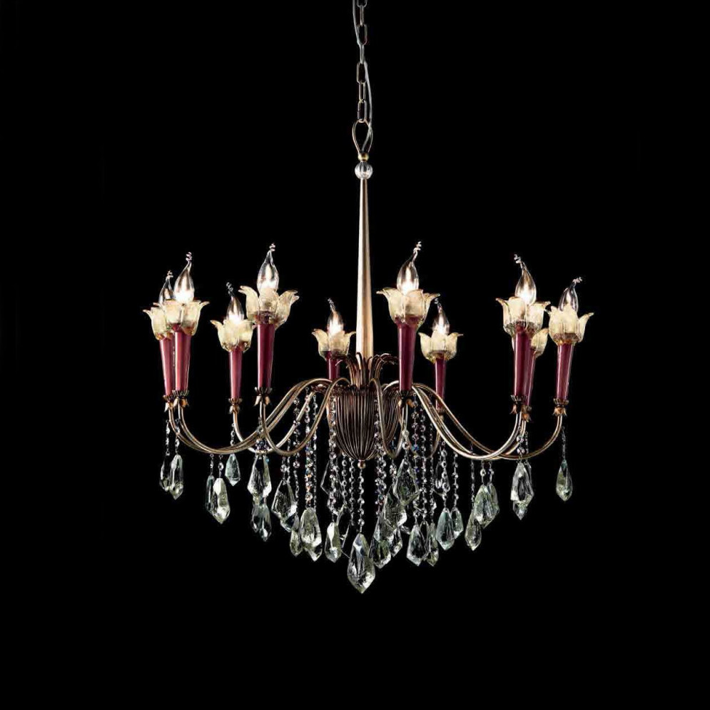 Люстра StilLux Lumen 3501/10-PO-T