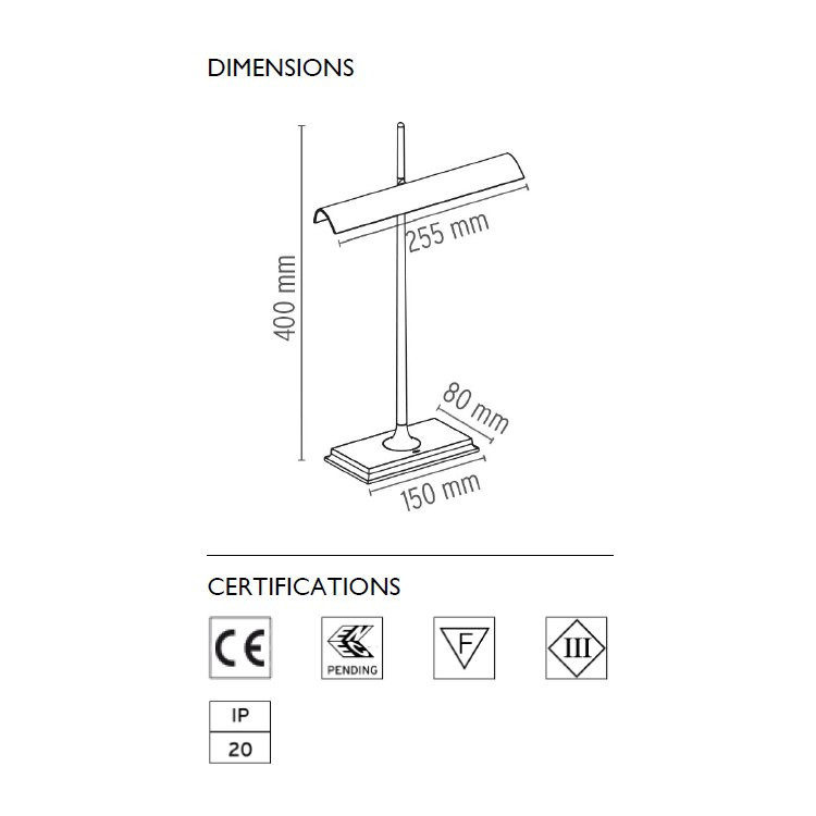 Настольная лампа Flos Goldman Brass/Green F3440044