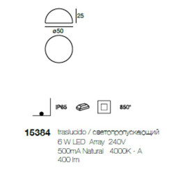 Садово-парковый фонарь Linea Light Ohps! 15384