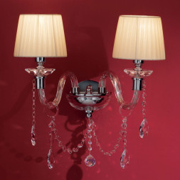 Бра Euroluce Arcobaleno A2 Silver Clear Shampan