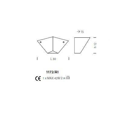 Бра Sylcom Memmo 1172/A1 B CO