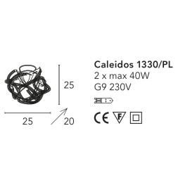 Потолочный светильник Bellart Caleidos 1330/PL 05