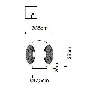 Настольная лампа Fabbian Eyes F34 B01 00