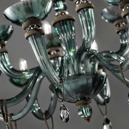 Люстра Euroluce Dahlia L8+4 Green