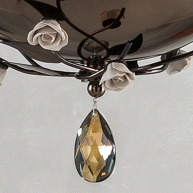 Люстра Euroluce Bora L12+6 brown Ivory