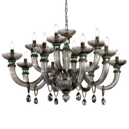 Люстра Euroluce Dahlia L8+4 Grey