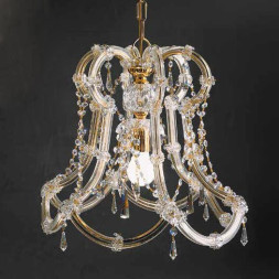 Подвесной светильник Beby Group Novecento 6303/1 Light gold CUT CRYSTAL