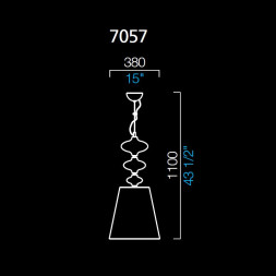 Подвесной светильник Barovier&amp;Toso Eva 7057/IC/NN