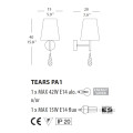 Бра Evi Style Tears PA1 ES0120PA22NEAL