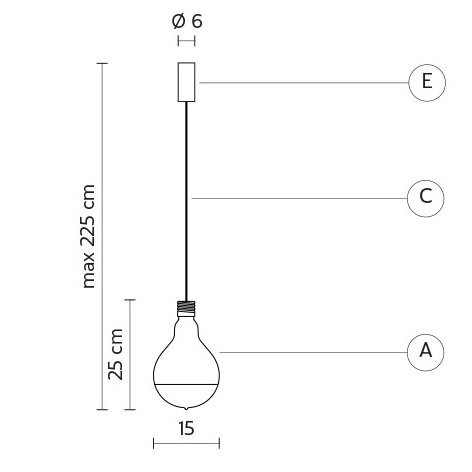 Подвесной светильник Karman Makeup SE123 3F INT