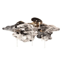 Потолочный светильник IDL Leaves 605/5PF black nickel