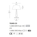 Настольная лампа Evi Style Tears CO ES0120CO04BIAL
