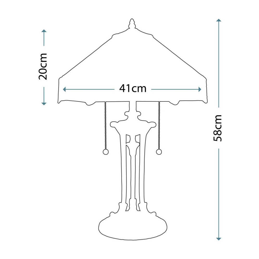 Настольная лампа Quoizel Indus QZ/INDUS/TL