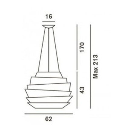 Подвесной светильник Foscarini Le Soleil 181007 63