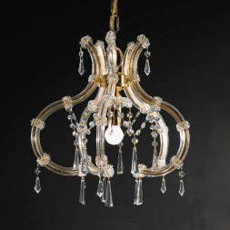 Подвесной светильник Beby Group Novecento 6305/1 Light gold CUT CRYSTAL