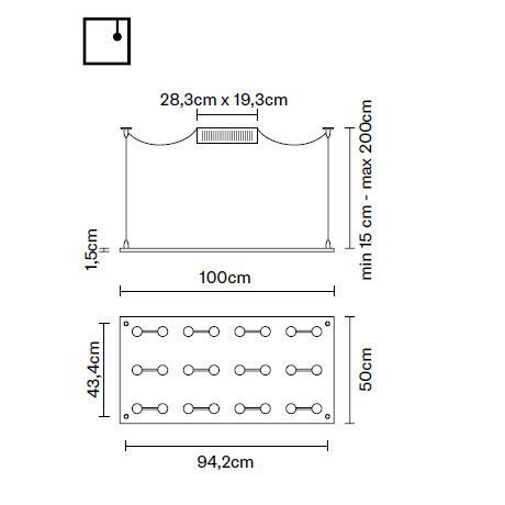 Подвесной светильник Fabbian Sospesa D42 A19 00