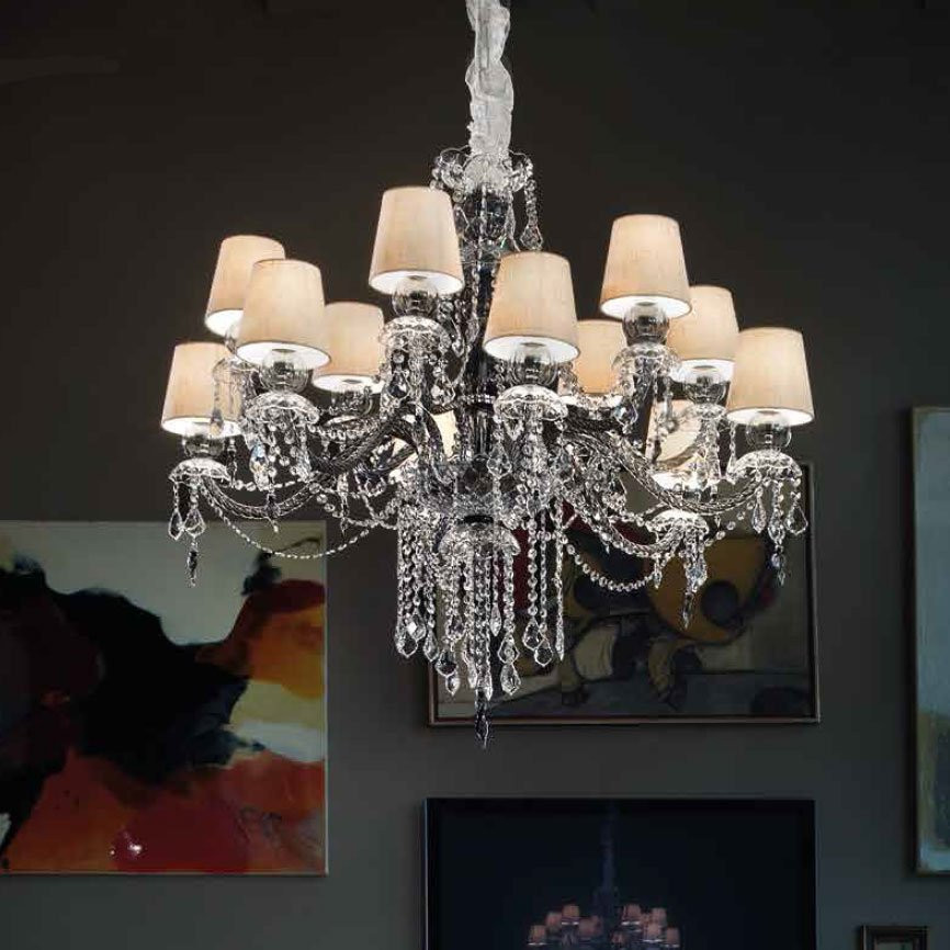 Люстра Sylcom Michiel 670/6+6 K GRY