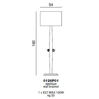 Торшер Beby Group Mon Tresor 0126P01 Light gold 666 SW Bronze Shade