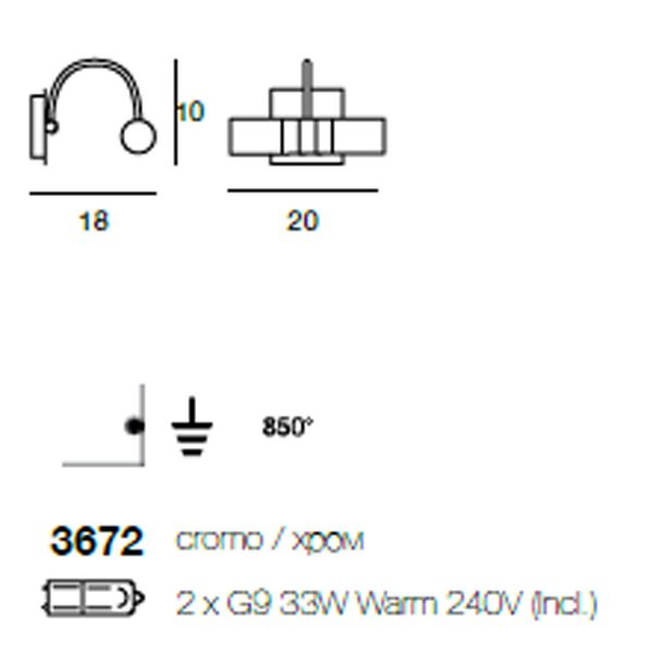 Подсветка для картин Linea Light Fotis 3672