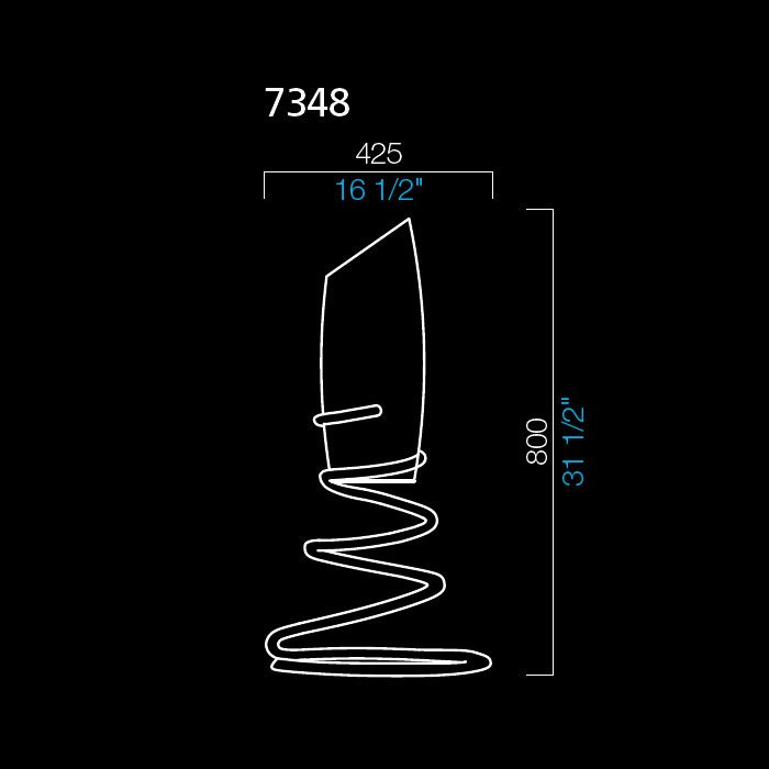 Настольная лампа Barovier&amp;Toso Bako 7348/VJ/CL