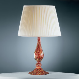 Настольная лампа Vetri Lamp 96 Rosso/Oro 24 kt. Completo