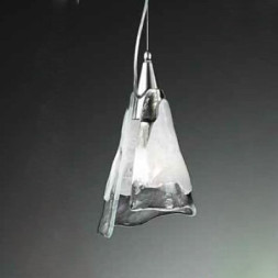Подвесной светильник Vetri Lamp 1134/26 Bianco/Cristallo