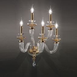 Бра Euroluce Atalia A5 53 gold Clear