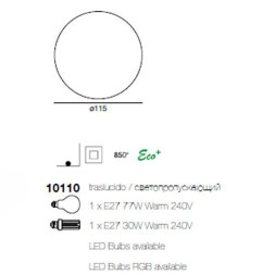 Напольный светильник Linea Light Oh! 10110