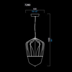 Подвесной светильник Barovier&amp;Toso Robin 7280/LQ/ZO