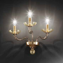 Бра Vetri Lamp 1201/A3 Verde scuro/Oro 24 Kt.