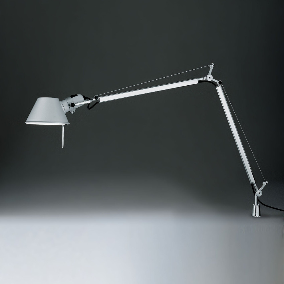 Настольная лампа Artemide Tolomeo midi LED aluminium A015100 + A004200