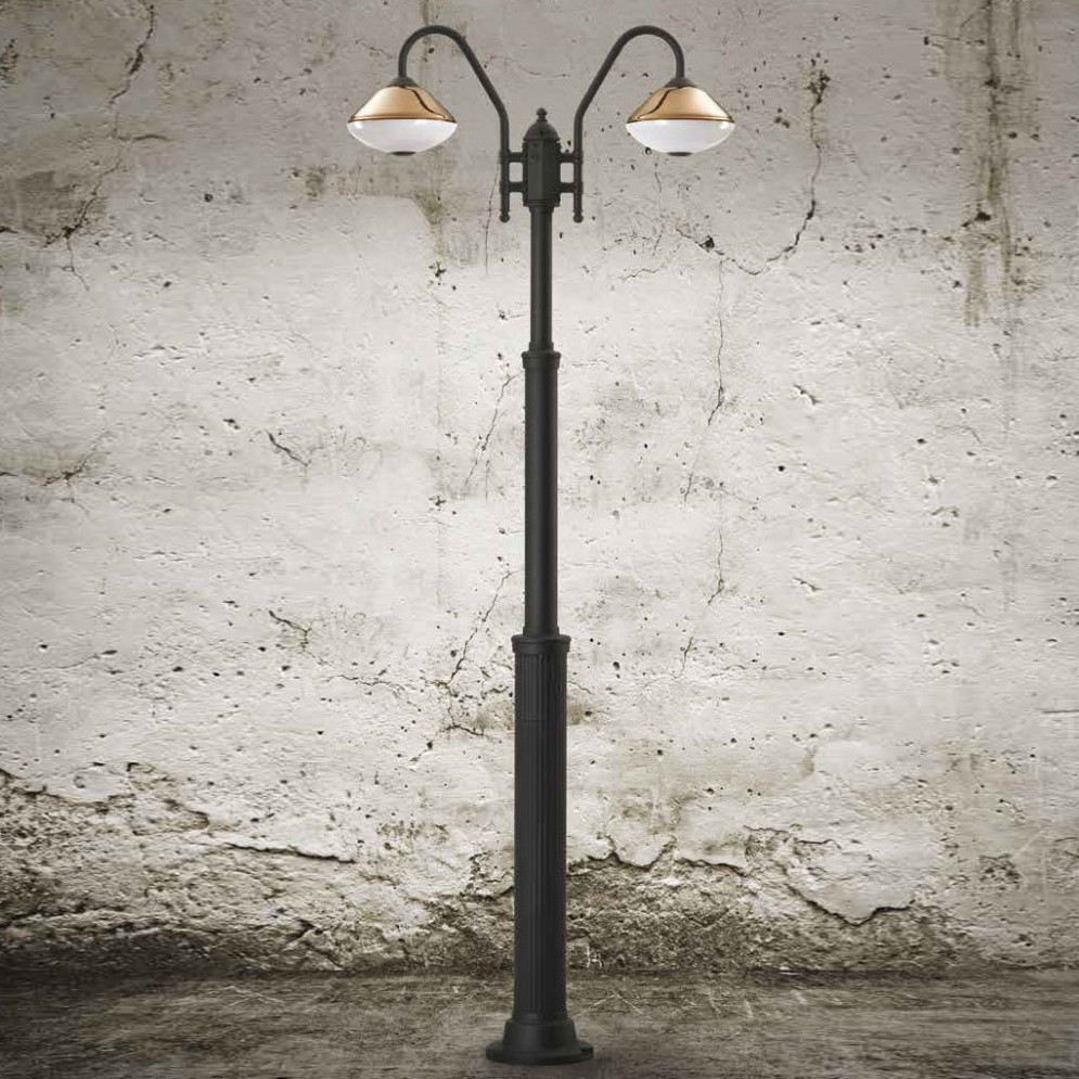 Садово-парковый фонарь Garden Light Circle 96099/2L/CU NE