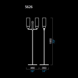 Торшер Barovier&amp;Toso Gallia 5626/OO