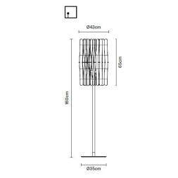 Торшер Fabbian Stick F23 C01 69