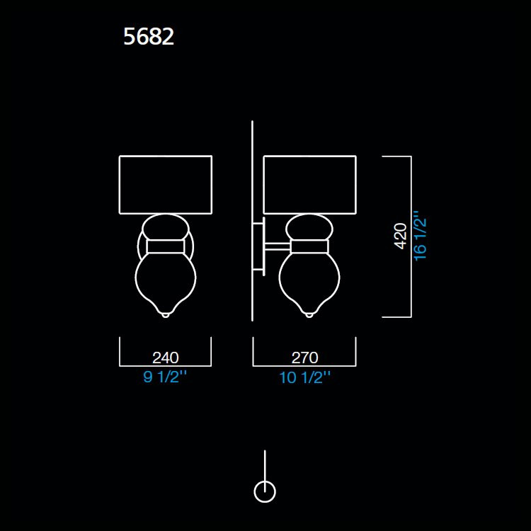 Бра Barovier&amp;Toso Medina 5682/CA/MM