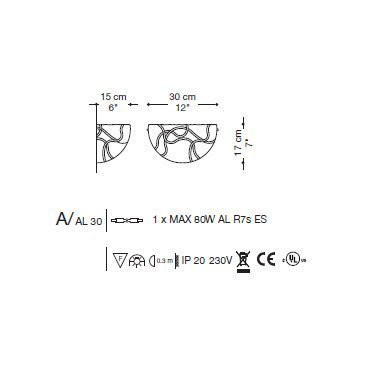 Настенный светильник La Murrina File A AD-3S