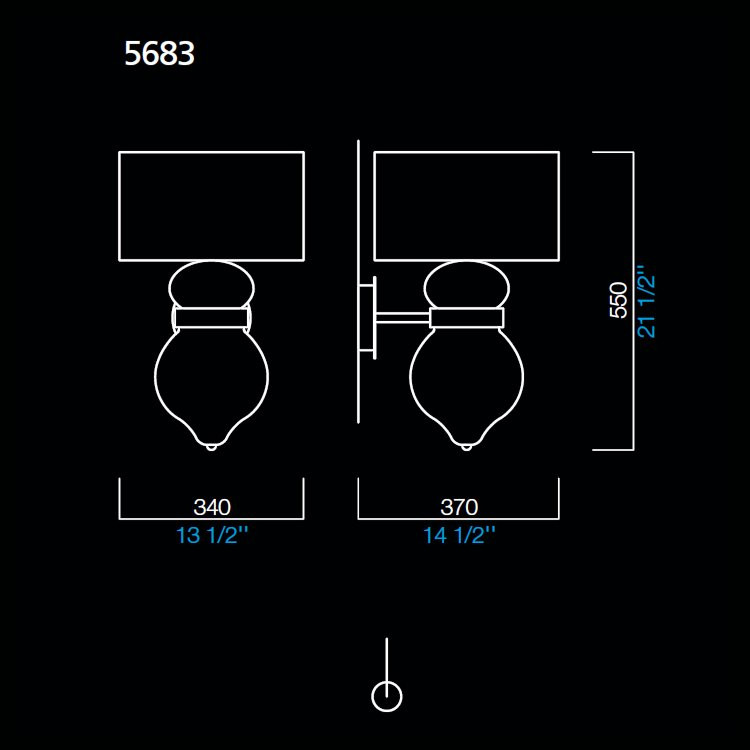 Бра Barovier&amp;Toso Medina 5683/CA/MM