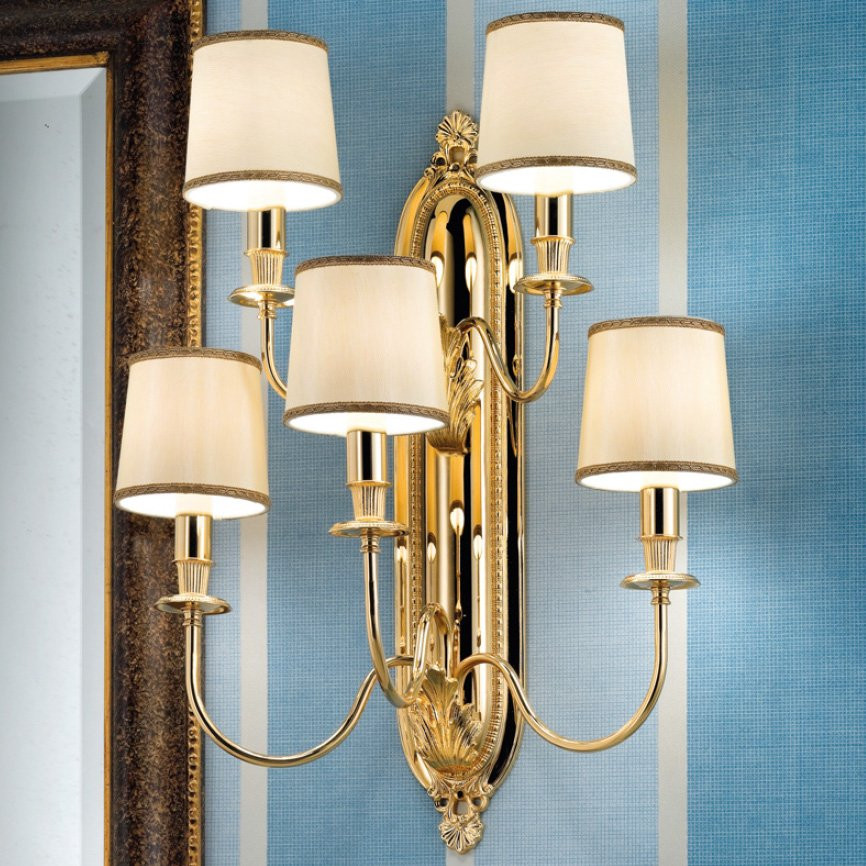 Бра Masiero Brass &amp; spots VE 1074 A5