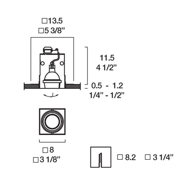 Встраиваемый спот (точечный светильник) iTRE SD-601 0000907