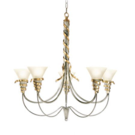 Люстра Masca Futura 1565/5 Terra oro / Glass 116