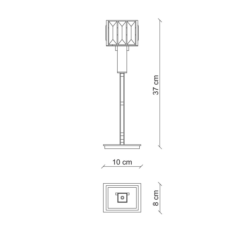 Настольная лампа Baga Bespoke Angie A08G2