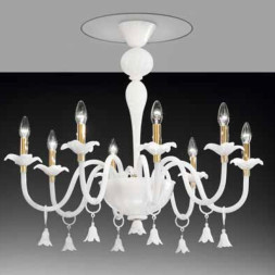 Потолочная люстра Vetri Lamp 894/8PL Bianco