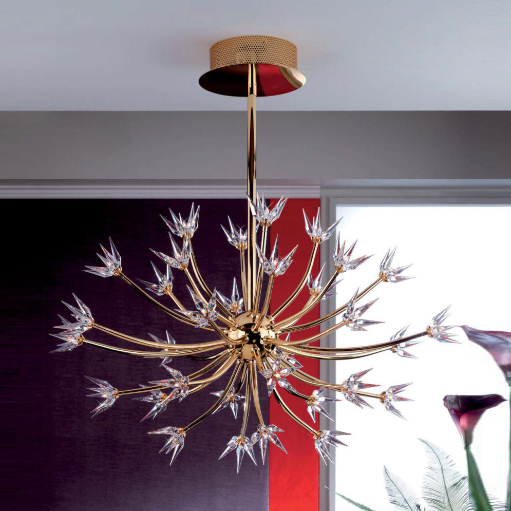 Потолочная люстра Orion LU 2390/33 gold/oval