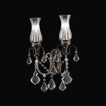 Бра Beby Group Old style 3300/2A Rusty CUT CRYSTAL