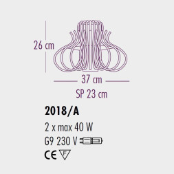 Настенный светильник Bellart Essenzia 2018/A 05/V01