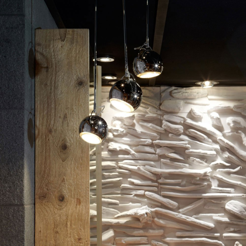 Подвесной светильник Fabbian Beluga Steel D57 A09 15