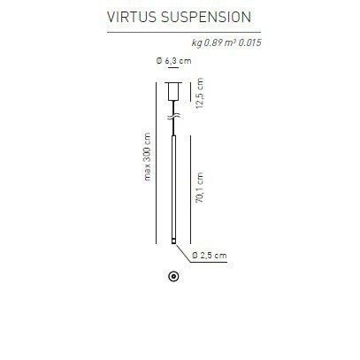 Подвесной светильник Axo Light Virtus E 2 101 1 07 1 2
