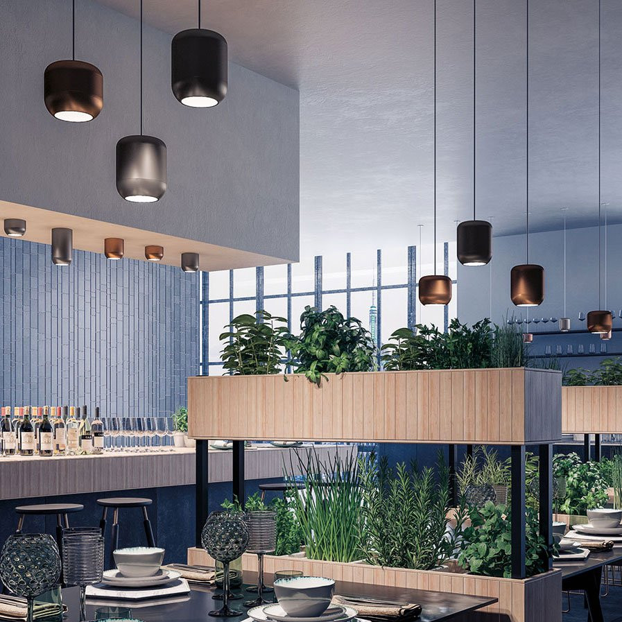 Подвесной светильник Axo Light Urban &amp; Urban mini SP URBA P I BR XX LED